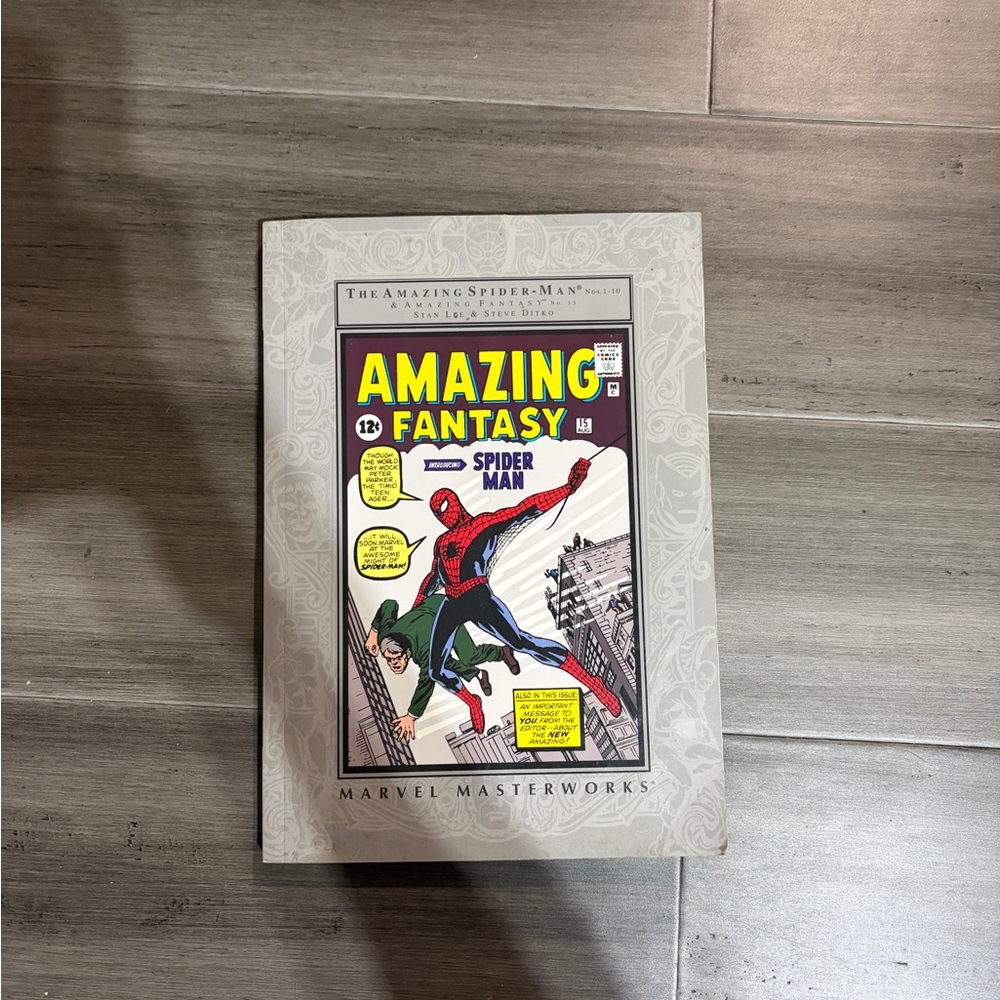 Marvel Amazing Fantasy Comic with Red and Yellow
